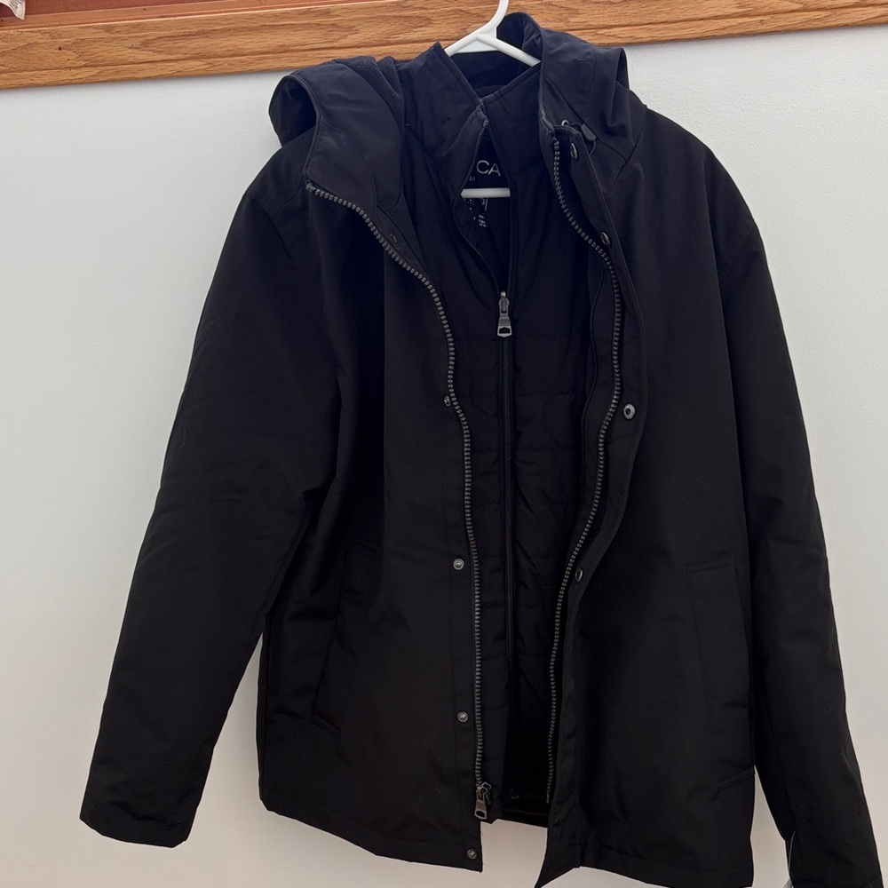Nautica Men's Hooded 2-in-1 Jacket